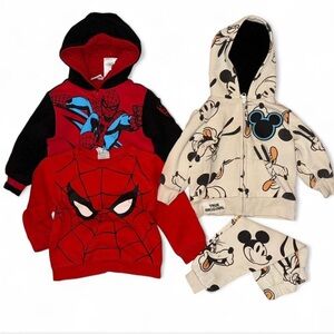 Kids' Character Hoodies and Joggers Set